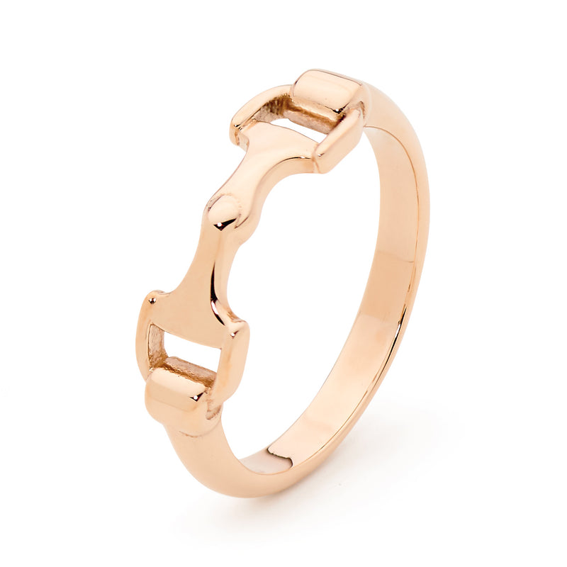 9ct Rose Gold Bit Ring