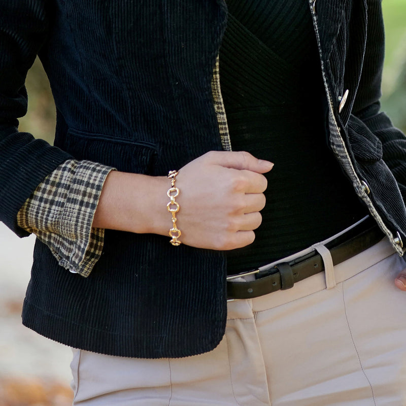 9ct Yellow Gold 'Petite' Bit Bracelet