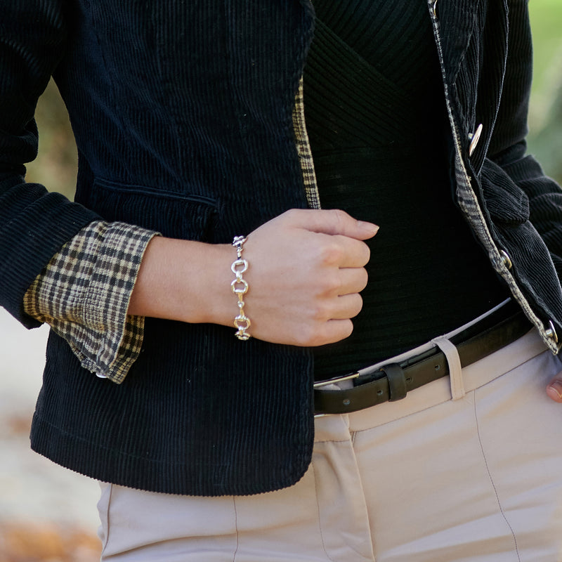 Sterling Silver 'Petite' Bit Bracelet