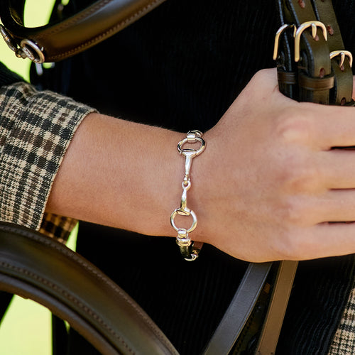 Sterling Silver Bit Bracelet