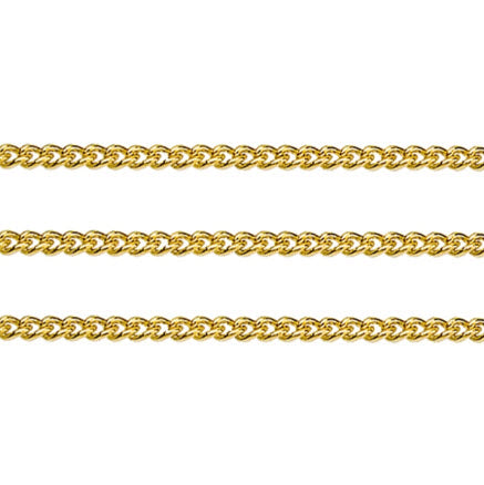 9ct Yellow Gold Round Curb 80
