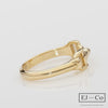 9ct Yellow Gold Bit Ring