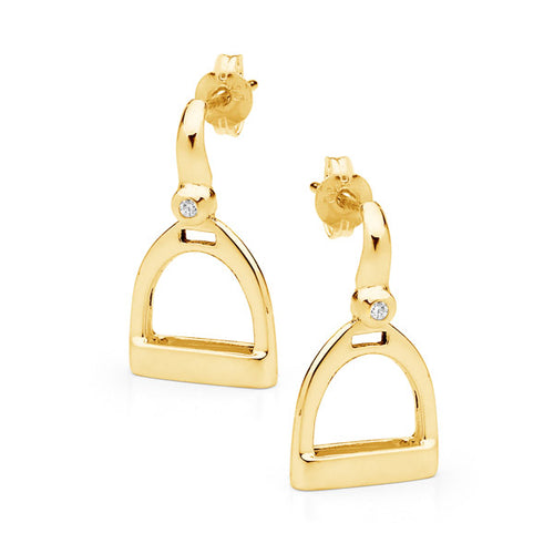 Traditional Plain Stirrup Earrings
