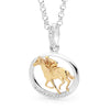 Racing Pendant - 9ct Yellow Gold