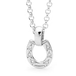 Sterling Silver Horseshoe Pendant