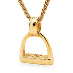 9ct Yellow Gold Medium Plain Stirrup