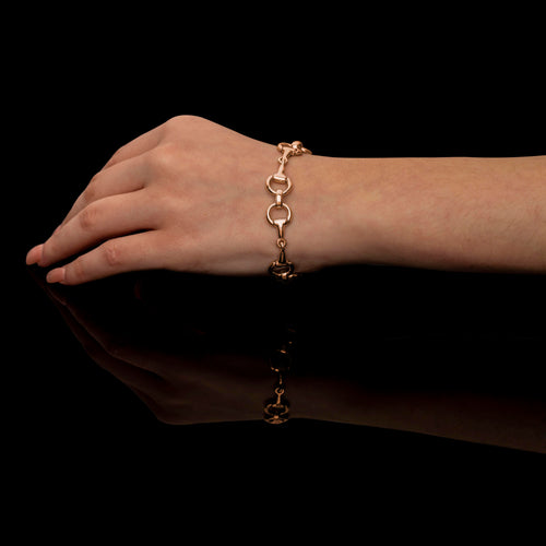 9ct Rose Gold 'Petite' Bit Bracelet