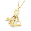 9ct Yellow Gold EJ & Co Charm Pendant