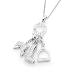 Sterling Silver EJ & Co Charm Pendant