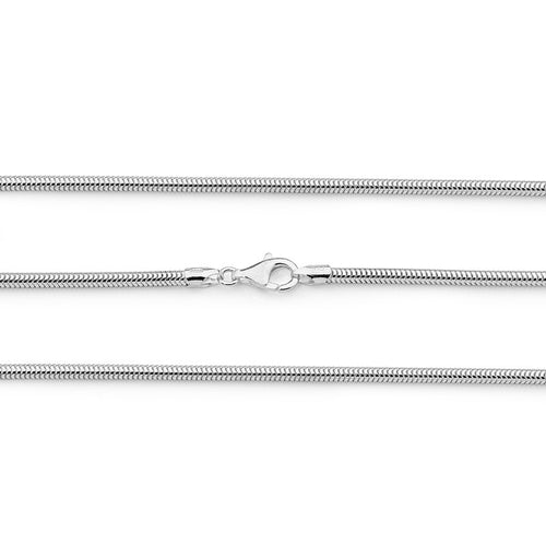 Sterling Silver Snake 2 Chain